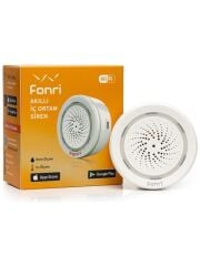 Fonri Wifi NAS-AB02W0 Akıllı Isı + Nem Ölçer + Siren