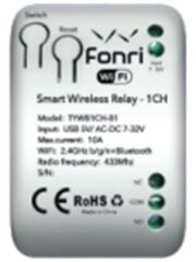 Fonrı Akıllı Wi-Fi Tekli Röle - 1ch TYWB1CH-B1 ( Tek Başına Kullanılabilir)