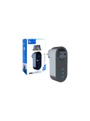 Fulltech Termal Akım Korumalı Tekli Priz 3xusb - Isıya Karşı Dayanıklı