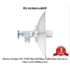 Ruıjıe RG-AIRMETRO460F 23DBI 867MBPS 5ghz 15KM Harici Access Point