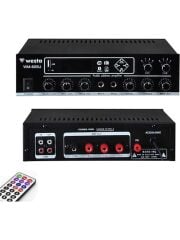 Westa WM-605U 100 W Trafolu 2 Kanallı Mikser Amfi