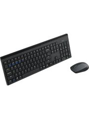 Rapoo 8110M Wireless Kablosuz 1300 Dpı Klavye Mouse Set Türkçe siyah