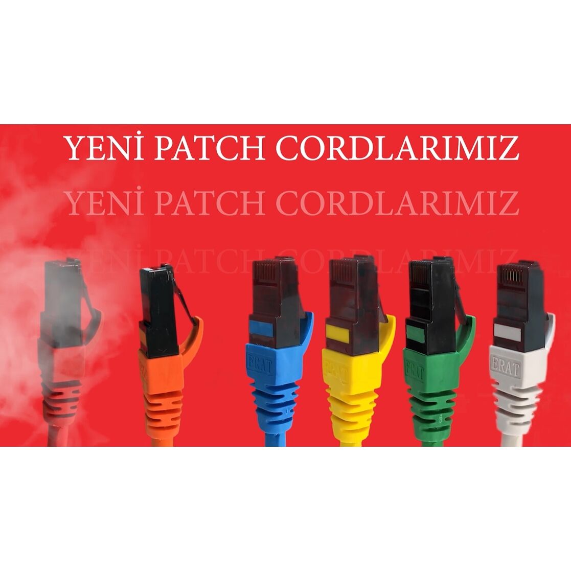 Erat 25cm CAT6 UTP Patch Cord (Gri) - Yüksek Hızlı Bağlantı Kablosu
