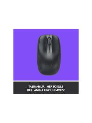 Logitech MK220 Kablosuz MM. Klavye Mouse Set Siyah 920-003163