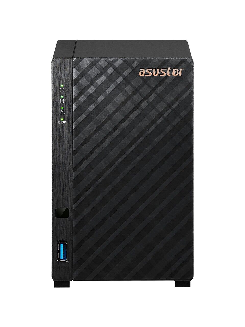 Asustor AS1102TL 2 Slot Realtek 1.7GHz QUAD 1GB DDR4 1GBE Tower Nas