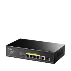 Cudy GS1005PTS1 6 Port Gigabit PoE+ (120W) SFP Destekli Switch