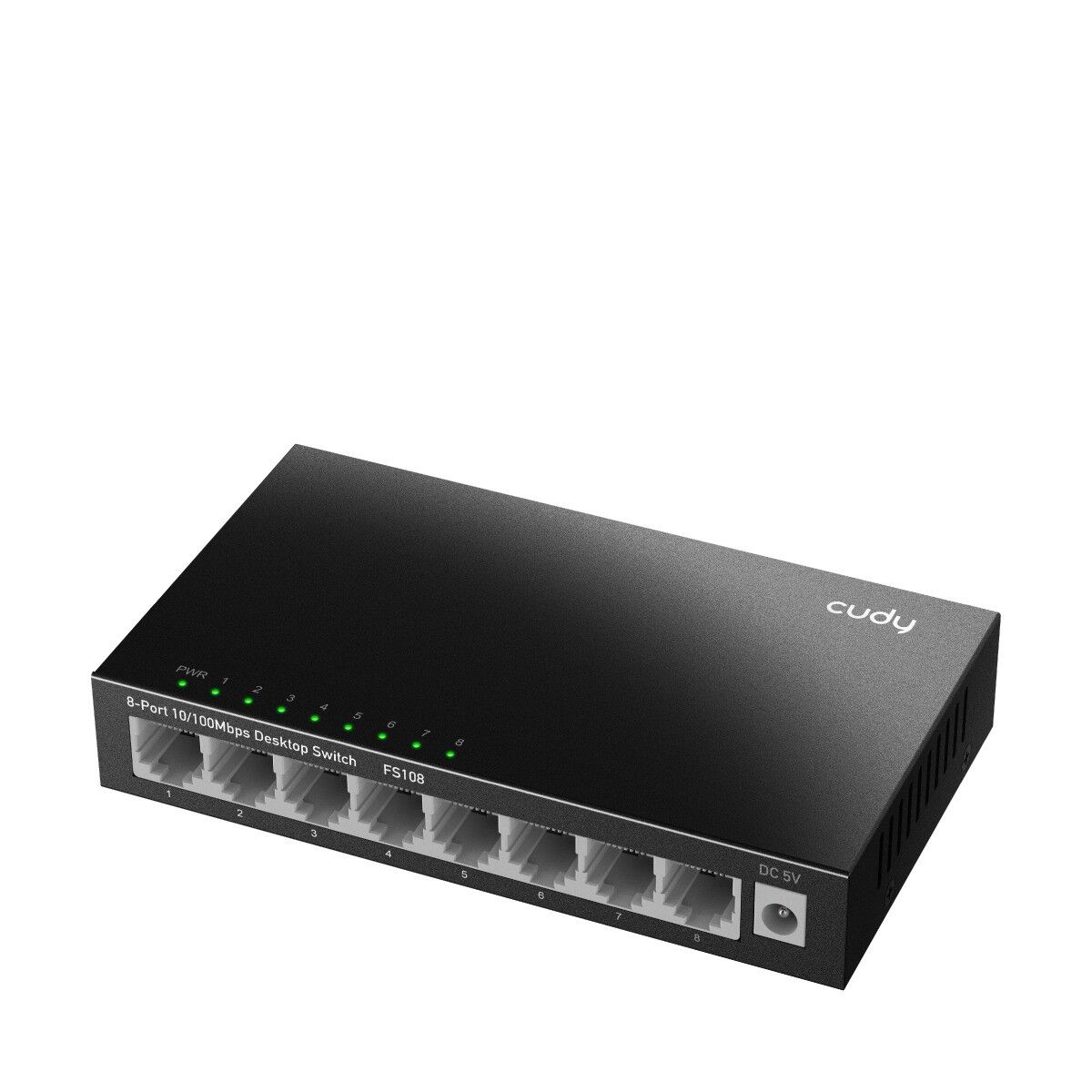 Cudy FS108 8 Port Fast Ethernet Yönetilemez Metal Switch