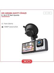 Xo 1080P Geniş Açılı 3 Kameralı LCD Ekranlı Gece Görüşlü Araç Kamerası