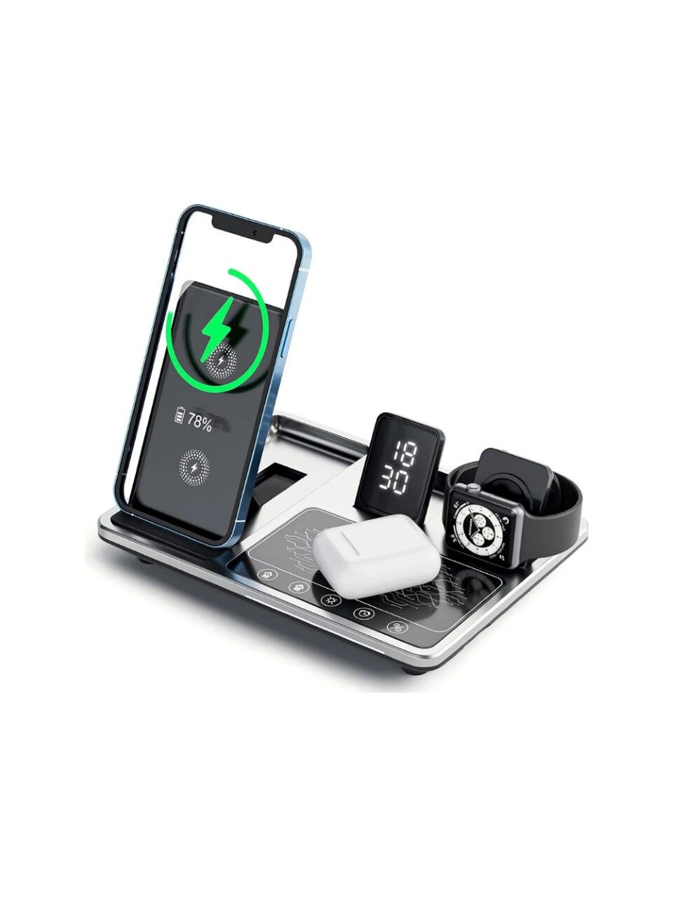 Tech&bello accessories R11 4in1 Wireless Kablosuz Şarj Standı
