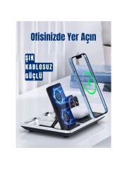 Tech&bello accessories R11 4in1 Wireless Kablosuz Şarj Standı