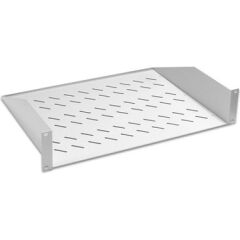 Ager 1U 250mm Kabin Rafı - Havalandırma Delikli - Metal