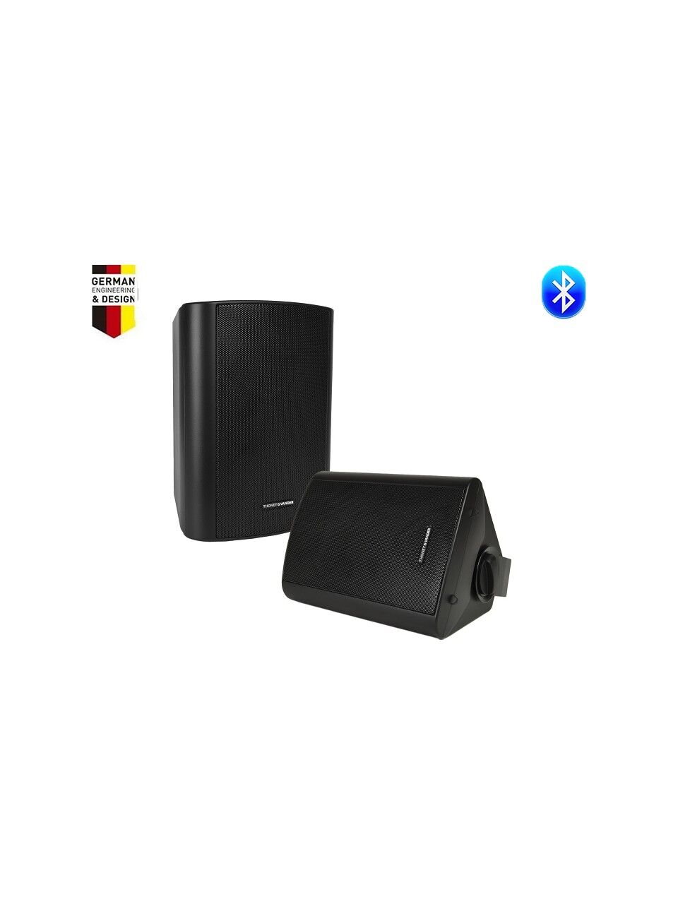 Thonet Vander Fleck 7 300W Peak Dış Mekan Bluetooth Hoparlör Sistemi-Siyah