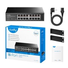 Cudy GS1016 16 Port Full Gigabit Metal Rack Mount Switch