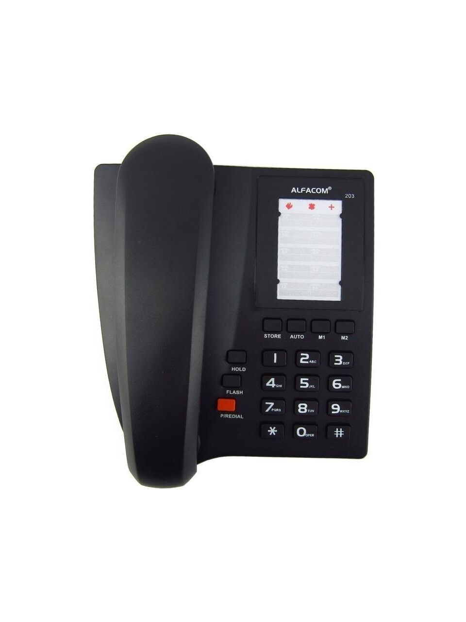 Alfacom 203 Kablolu Siyah Masaüstü Telefon