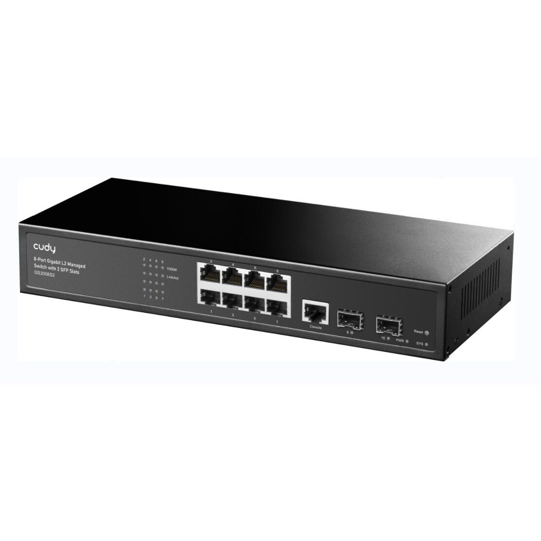 Cudy GS2008S2 10 Port Gigabit Managed Switch (8 RJ45 + 2 SFP)