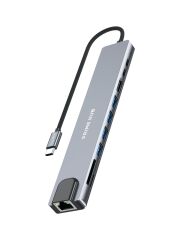 Fulltech FH22 10'u 1 Arada USB-C Çoklayıcı Adaptör