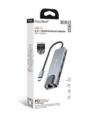 Fulltech Fh20 5-in-1 Usb-c Çoklayıcı Adaptör