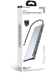 Fulltech Fh18 12'si 1 Arada Usb-c Çoklayıcı