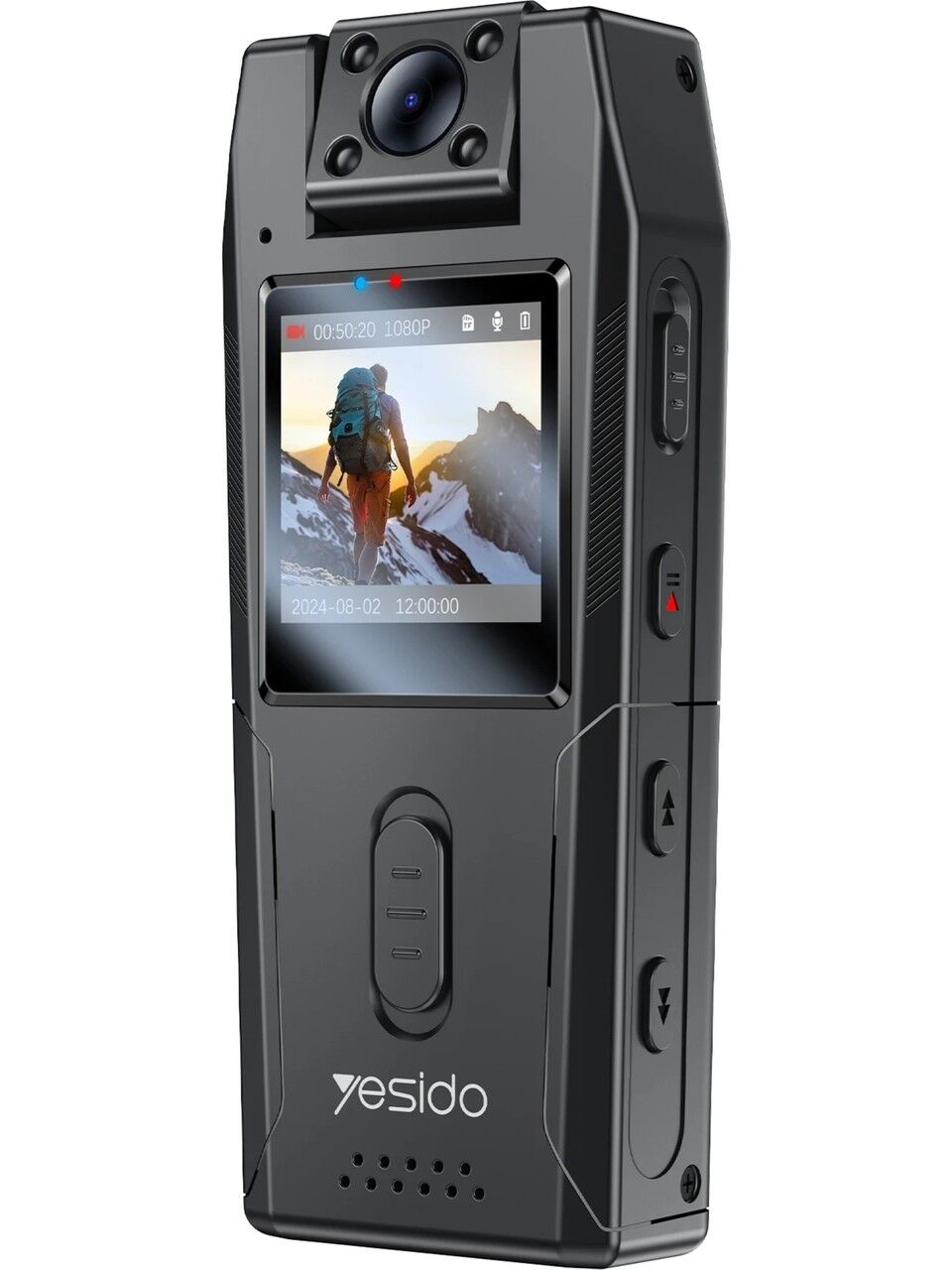 Yeside KM25 1080P 180 Derece Vücut Kamerası