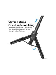 Yesido SF26 5 Bölümlü Uzatılabilir Küresel Başlı Gimbal Katlanır Tripod Standı