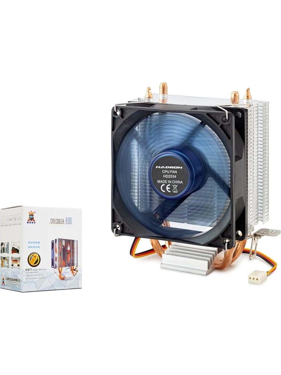 Hadron işlemci Fanı 9 cm intel Amd Combo Ledli Hadron HD-2534