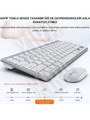 BLİC BKB-13 2.4G + Bluetooth Bağlantılı Kablosuz Klavye Mouse Set