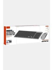Blic BKB12 Şarj Edilebilir Kablosuz Klavye Mouse Set Bluetooth + USB Alıcı Bağlantı