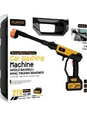 Auhma Acr-01 21V Akülü Basınçlı Taşınabilir Oto Yıkama Tabancası