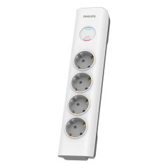 PHILIPS SPN7040WA/62 600J 4'LÜ / 2M AKIM KORUMALI PRİZ