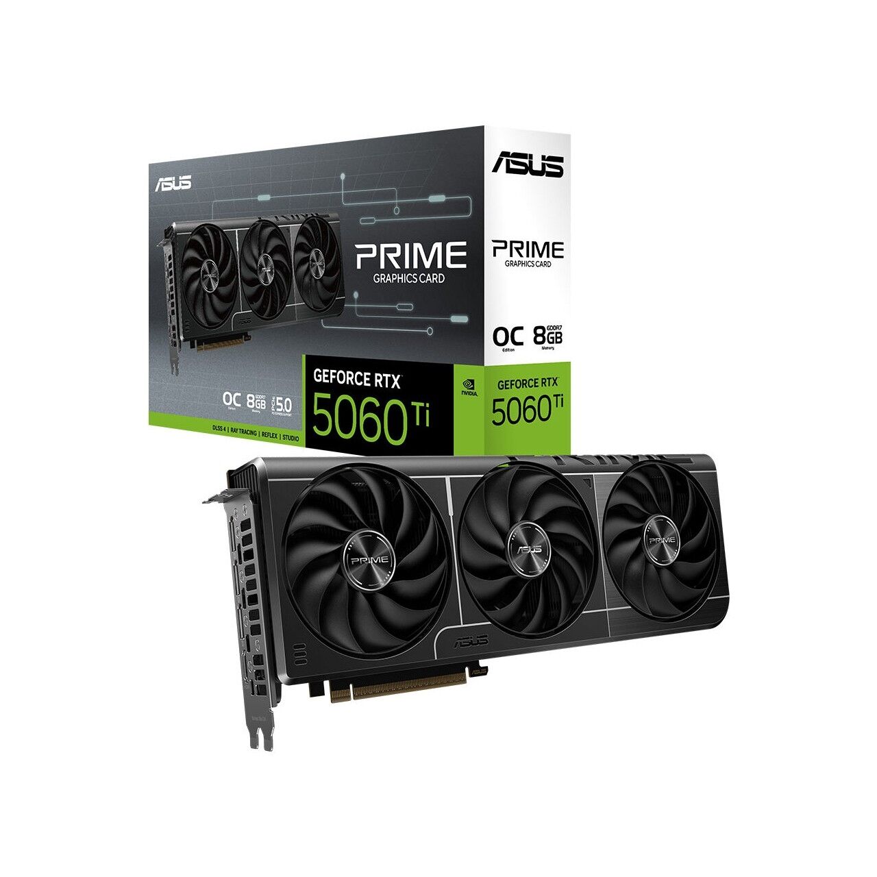 Asus RTX 5060 Ti 8GB GDDR7 OC Ekran Kartı (PRIME-RTX5060TI-O8G)