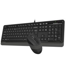 A4 TECH F1010 KABLOLU USB STANDART GRİ Q KLAVYE MOUSE