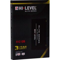 HI-LEVEL ELITE SERIES 512GB 560/540MB/s 2.5'' SSD HLV-SSD30ELT/512G
