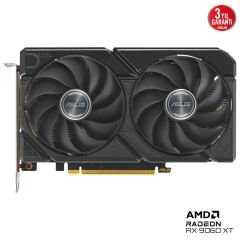 Asus RX 9060 XT 8GB GDDR6 128Bit Ekran Kartı (DUAL-RX9060XT-8G)