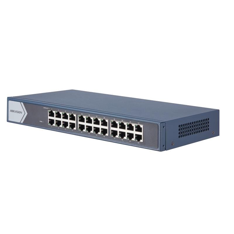 Hikvision DS-3E0524-E(B) 24 Port Masaüstü/Rack Tipi Gigabit Switch