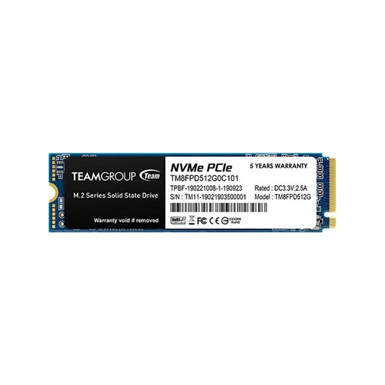 Team MP33 Pro 512GB NVMe M.2 SSD - 3400MB Okuma / 2600MB Yazma