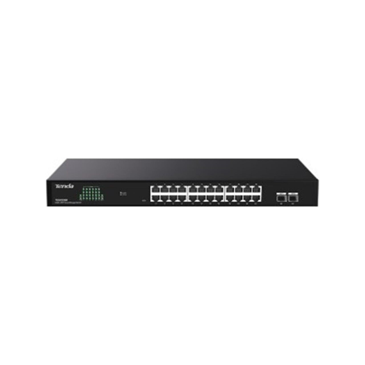 Tenda TEG2226F 24 Port Gigabit Cloud Yönetilebilir Switch - 2xSFP