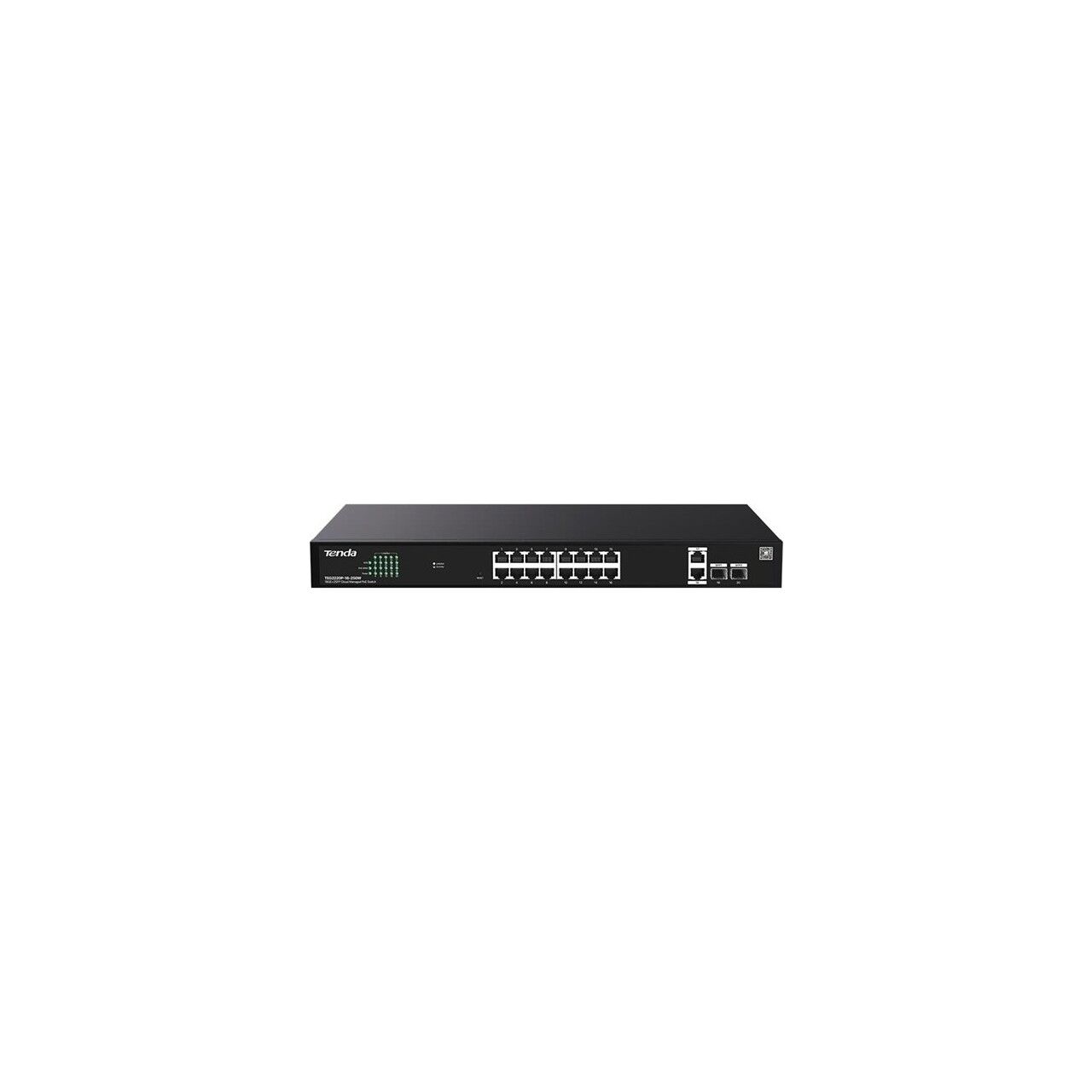 Tenda 16 Port Gigabit PoE+ Switch - 250W - 2xSFP - Cloud Yönetilebilir
