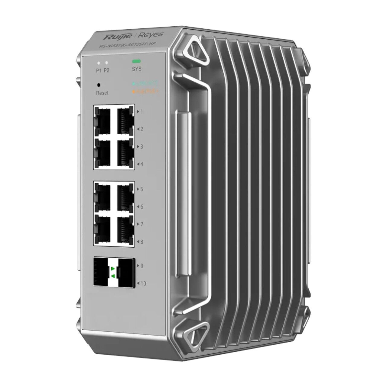 Ruijie Reyee NIS3100-8GT2SFP-HP 8 Port PoE 2xSFP 240W Endüstriyel Switch