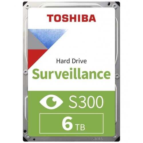 Toshiba S300 6TB 5400RPM Surveillance HDD - Resmi Distribütör Garantili