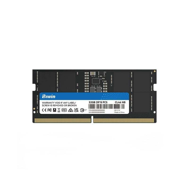Biwin 32GB 4800MHz DDR5 Notebook RAM - B45DSBG74840B-T03B (Bulk)