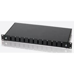 Erat 1U 19'' 12 Port LC Duplex Fiber Patch Panel - Rack Tipi