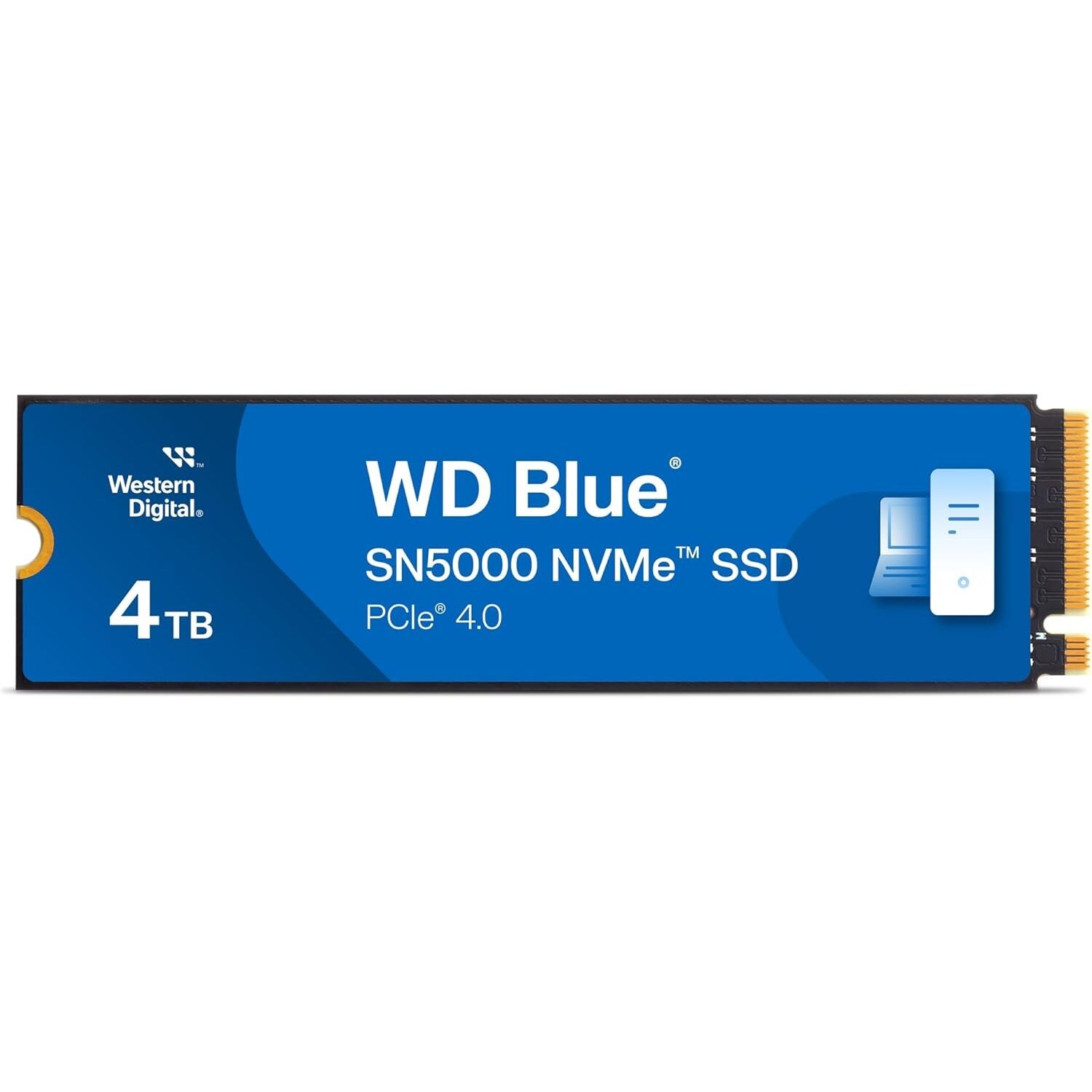 WD Blue SN5000 4TB NVMe SSD - 5500MB Okuma / 5000MB Yazma - PCIe Gen4 x4
