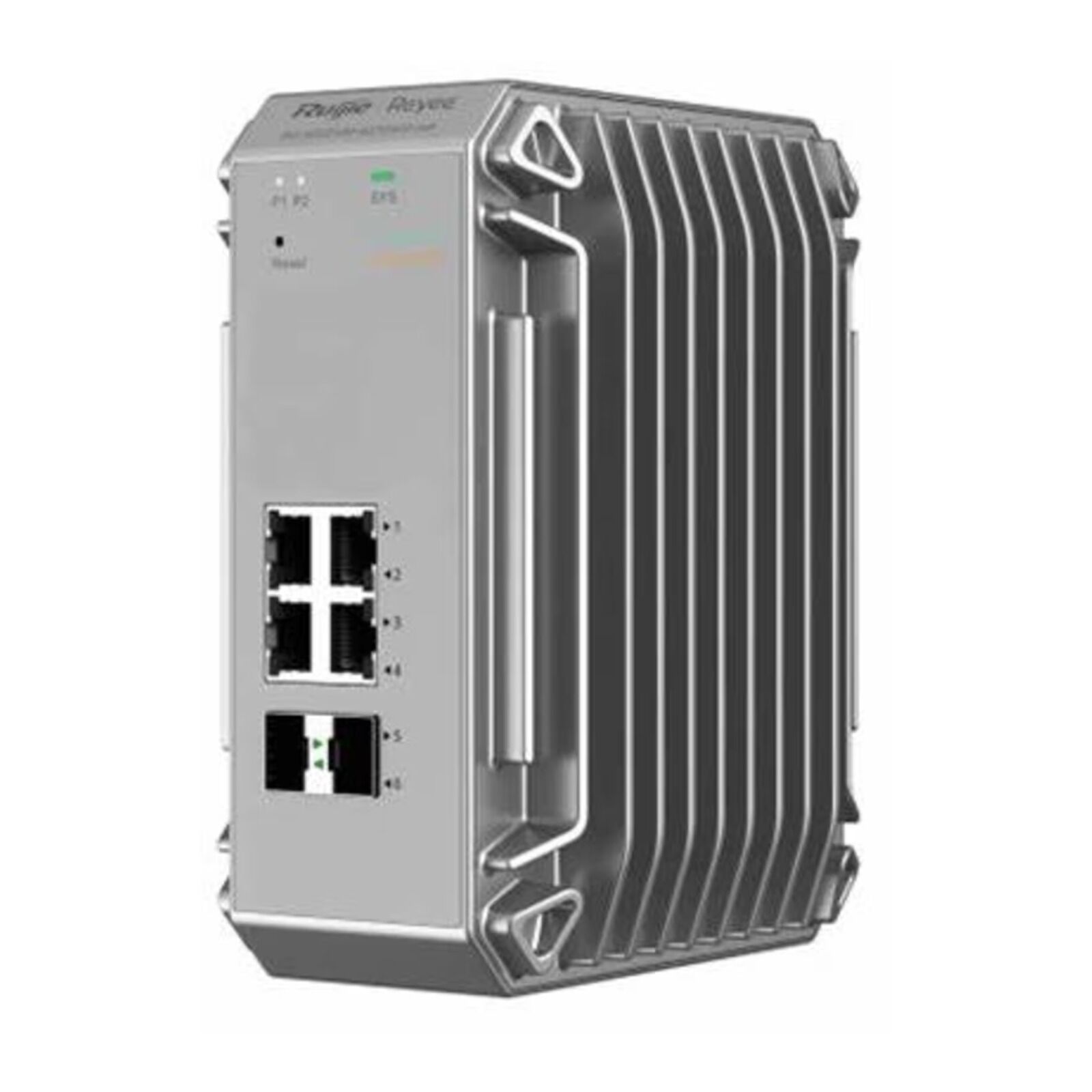 Ruijie RG-NIS3100-4GT2SFP-HP 4 Port Gigabit PoE Endüstriyel Switch - Cloud Yönetilebilir