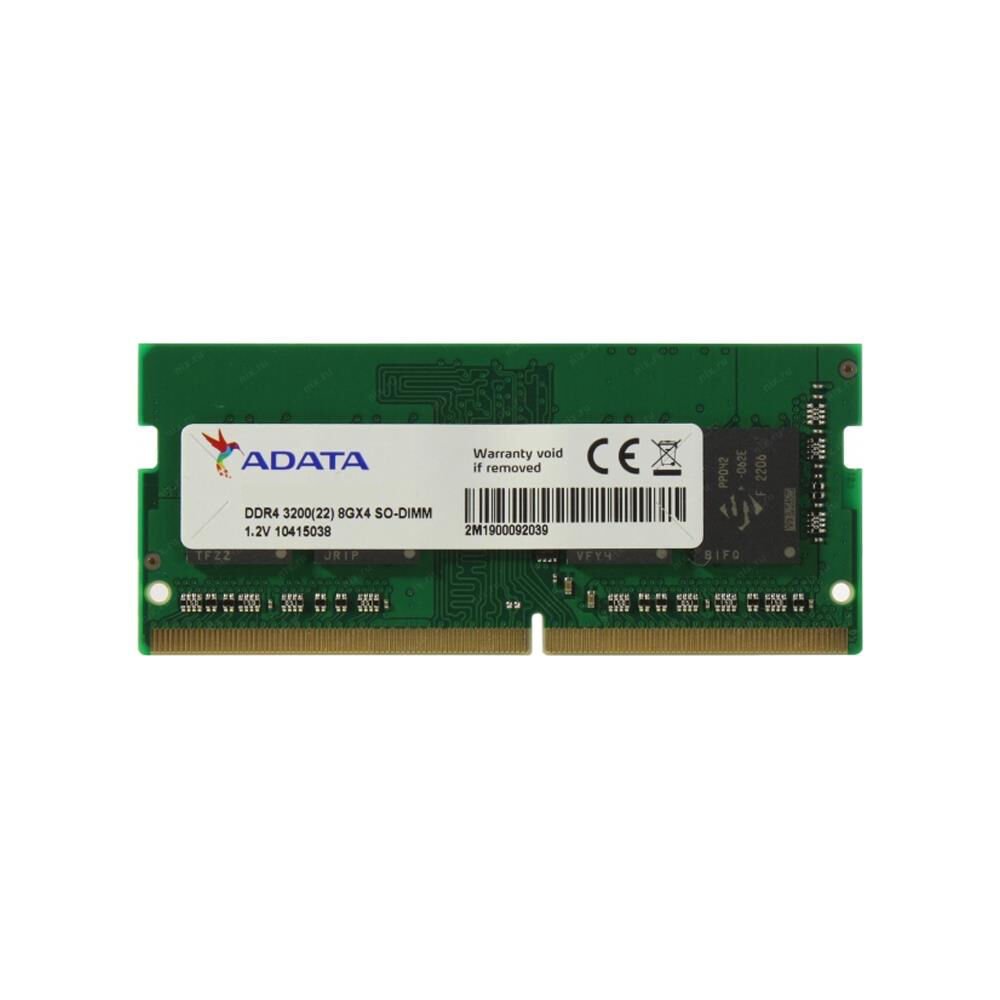 ADATA 8GB 3200MHz DDR4 Notebook RAM - ADTSO3200/8