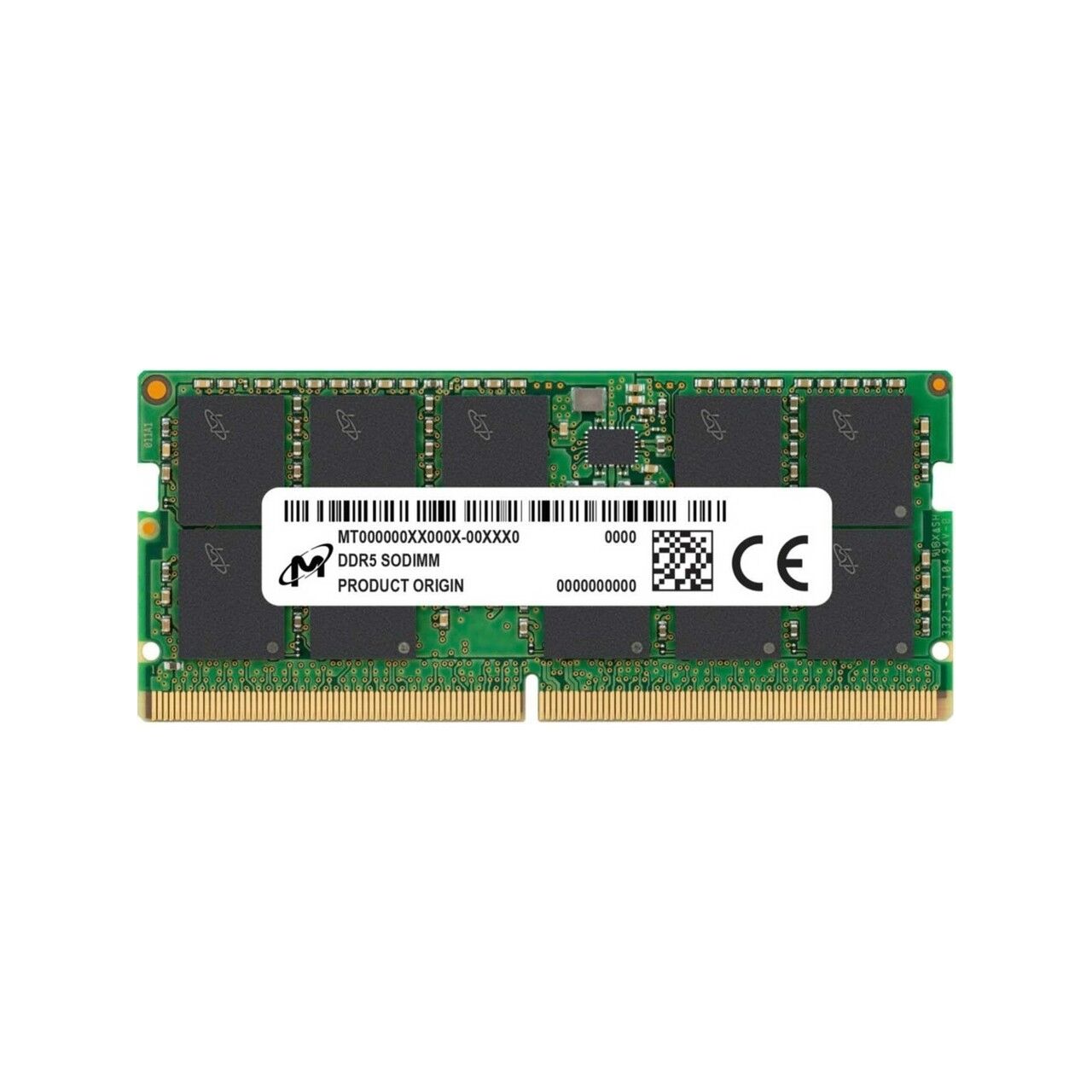 Micron 8GB 4800MHz DDR5 Notebook RAM - MICSO4800/8