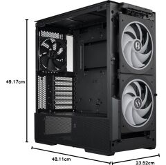 LIAN LI LANCOOL 216 MESH ARGB 3x FAN MID-TOWER SİYAH E-ATX KASA G99.LAN216RX.00