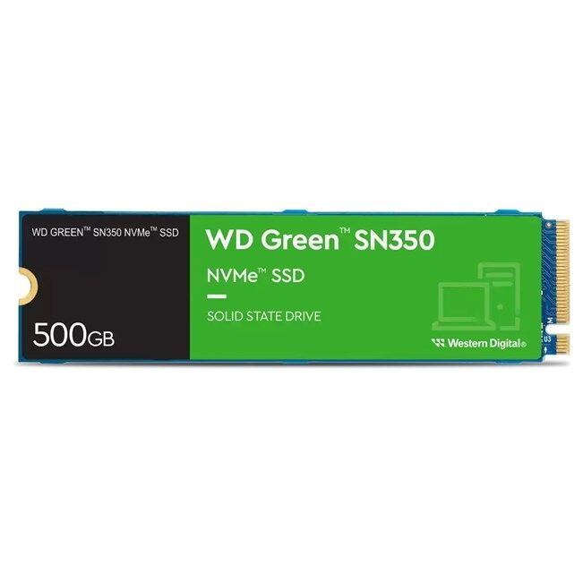 WD Green SN350 500GB NVMe M.2 SSD - 2400MB Okuma / 1500MB Yazma