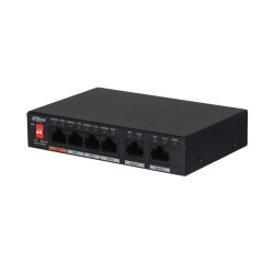 DAHUA PFS3006-4ET-60-V2 4 PORT POE 10/100 2 UPLINK 60W SWITCH